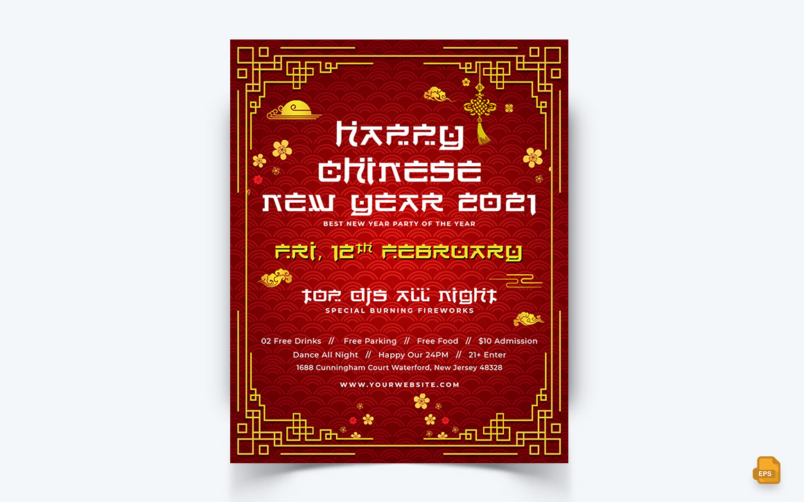 Chinese NewYear Celebration Social Media Instagram Feed Design-10