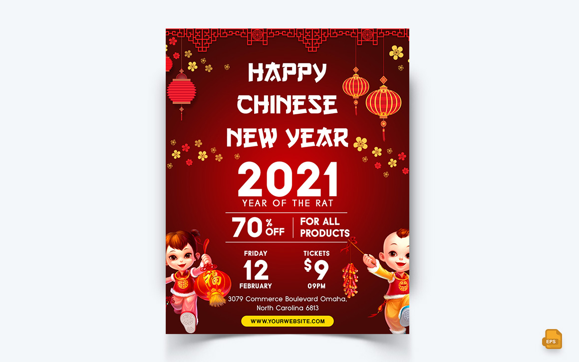 Chinese NewYear Celebration Social Media Instagram Feed Design-11