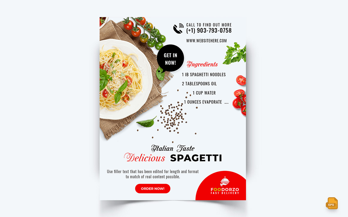 Food Restaurant Offers Social Media Instagram Feed Design-04