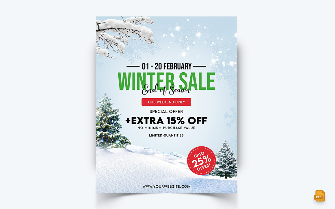 Winter Season Offer Sale Social Media Feed Design-03