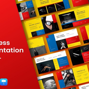 Business Company Keynote Templates 266473