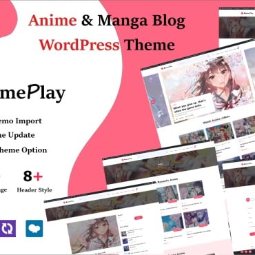 Anime Beauty WordPress Themes 266480