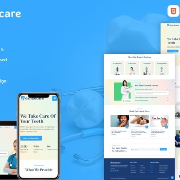 Center Clinic Responsive Website Templates 266481