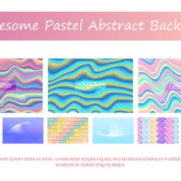 Colorful Gradient Illustrations Templates 266604