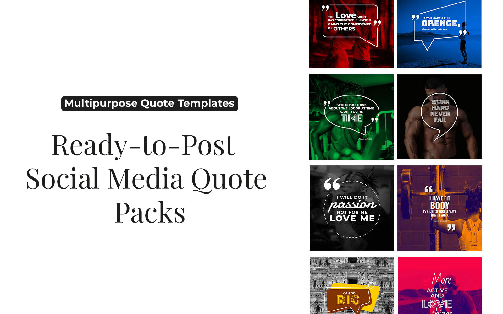 Ready-to-Post Social Media Quote Packs