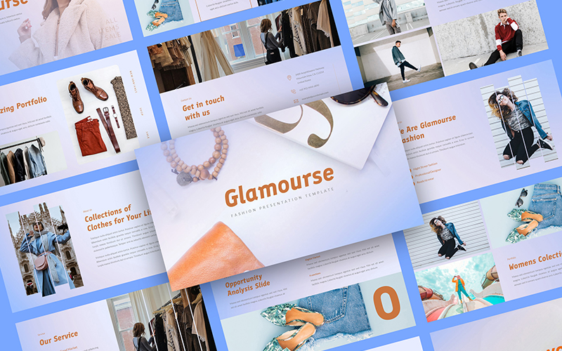 Glamourse - Fashion Keynote Presentation Template