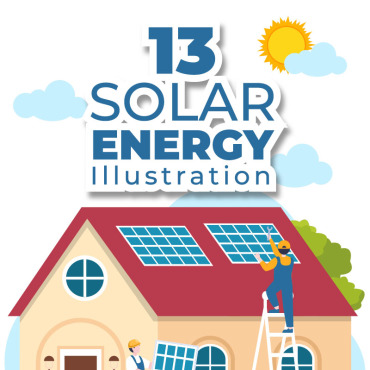 Power Solar Illustrations Templates 266791