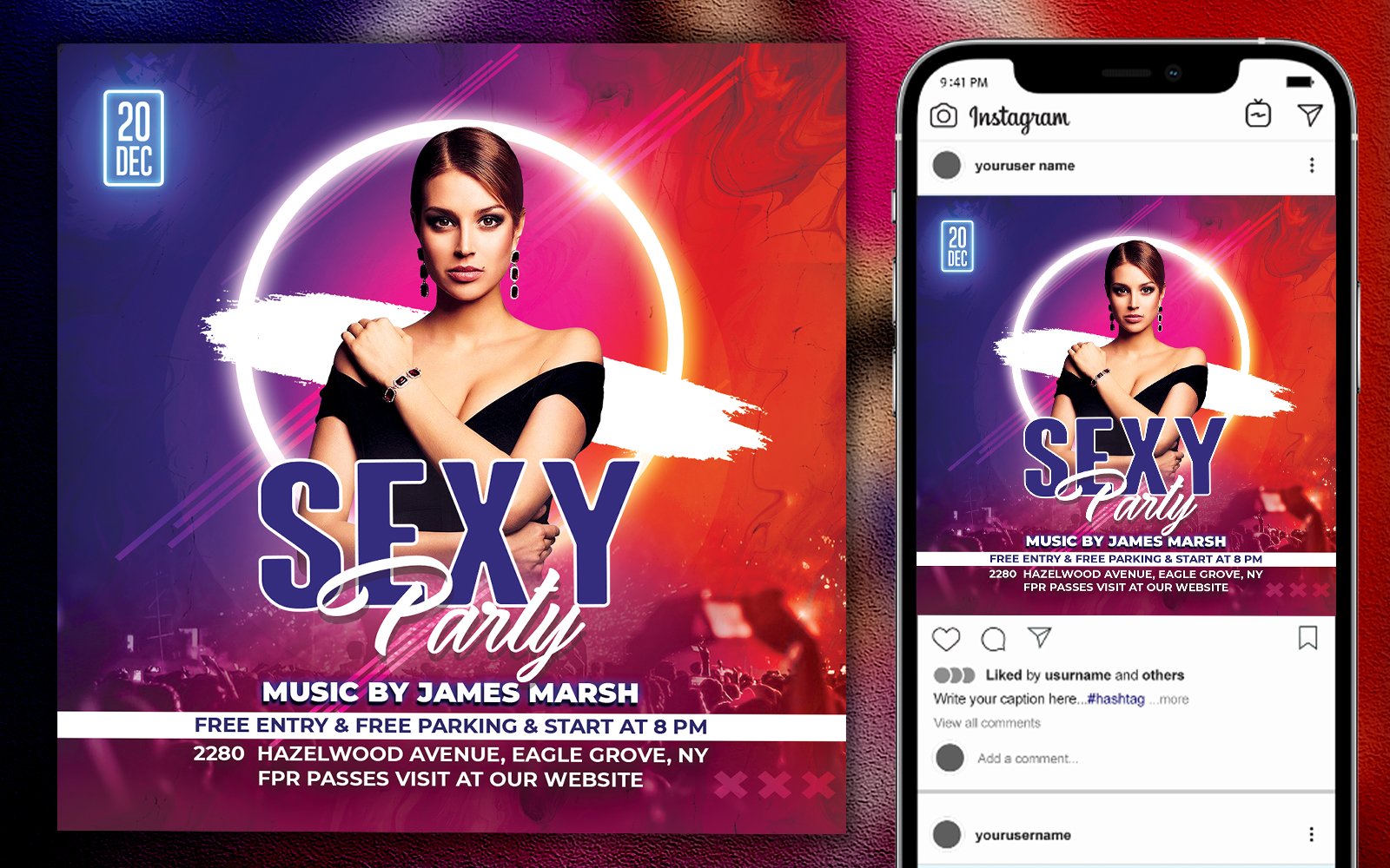 Sexy Party Night Flyer Template