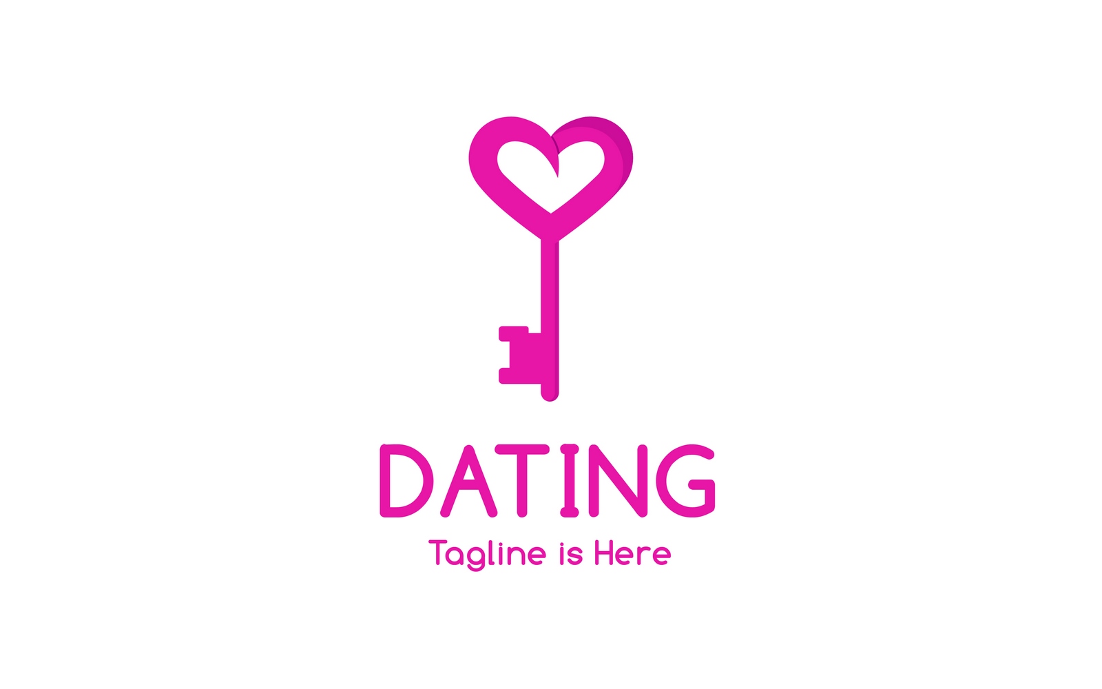 Vector Dating logo template V4