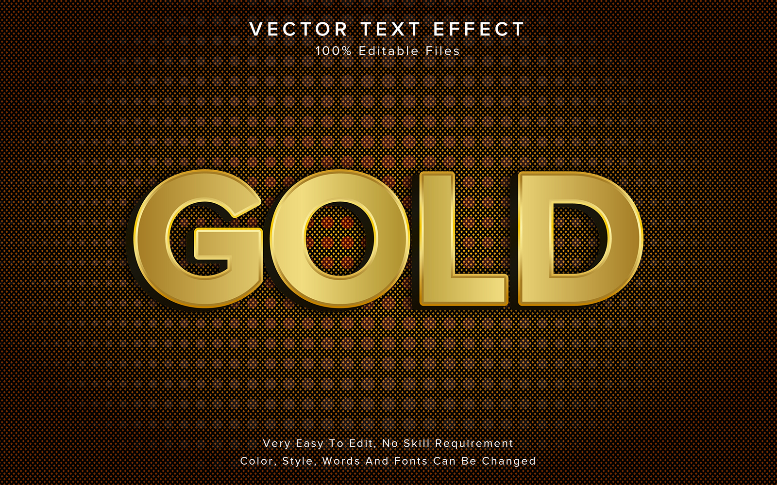 Royal Gold 3d Text Effect Editable Style