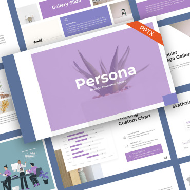 Art Blue PowerPoint Templates 267074