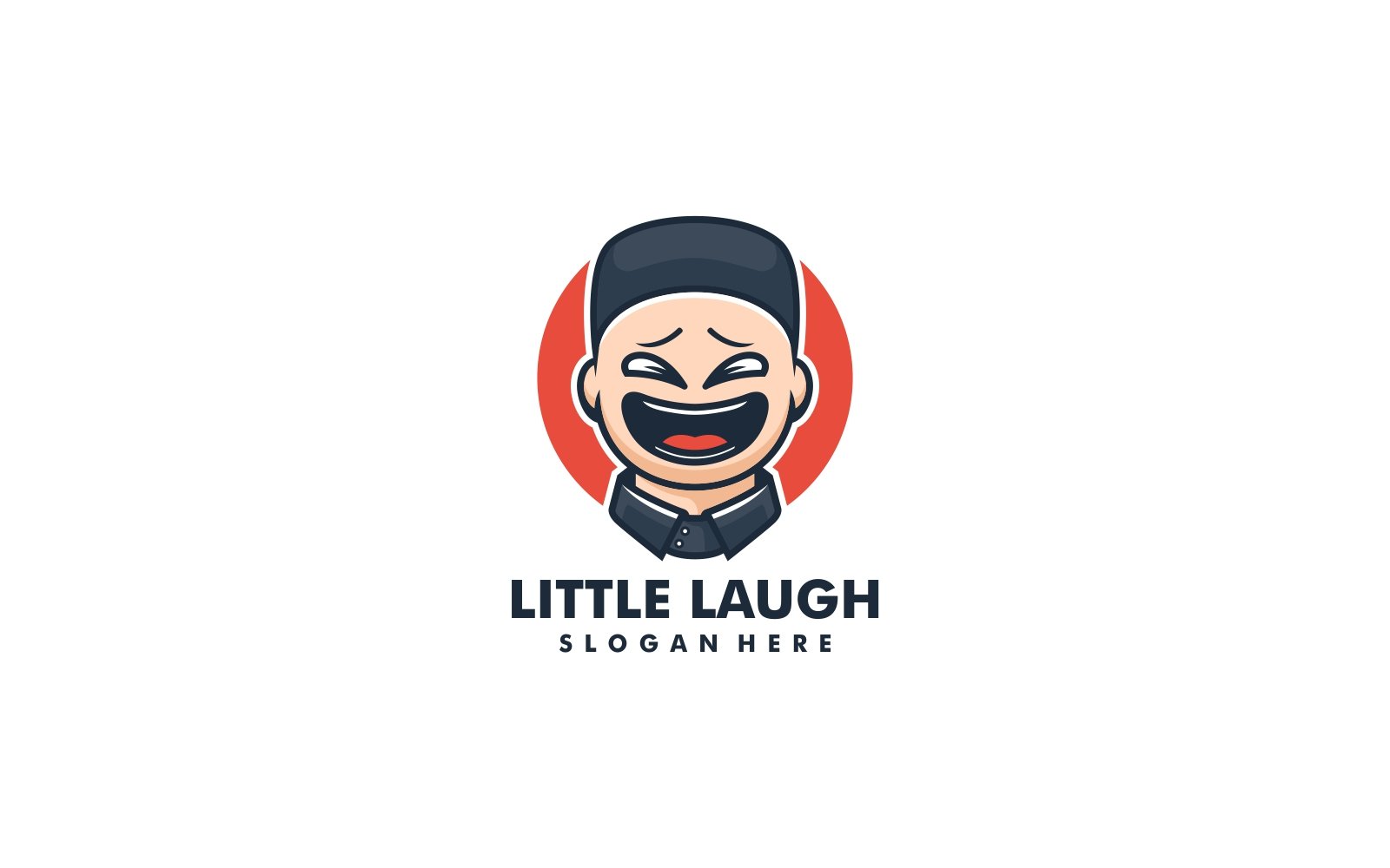 Little Laugh Cartoon Logo