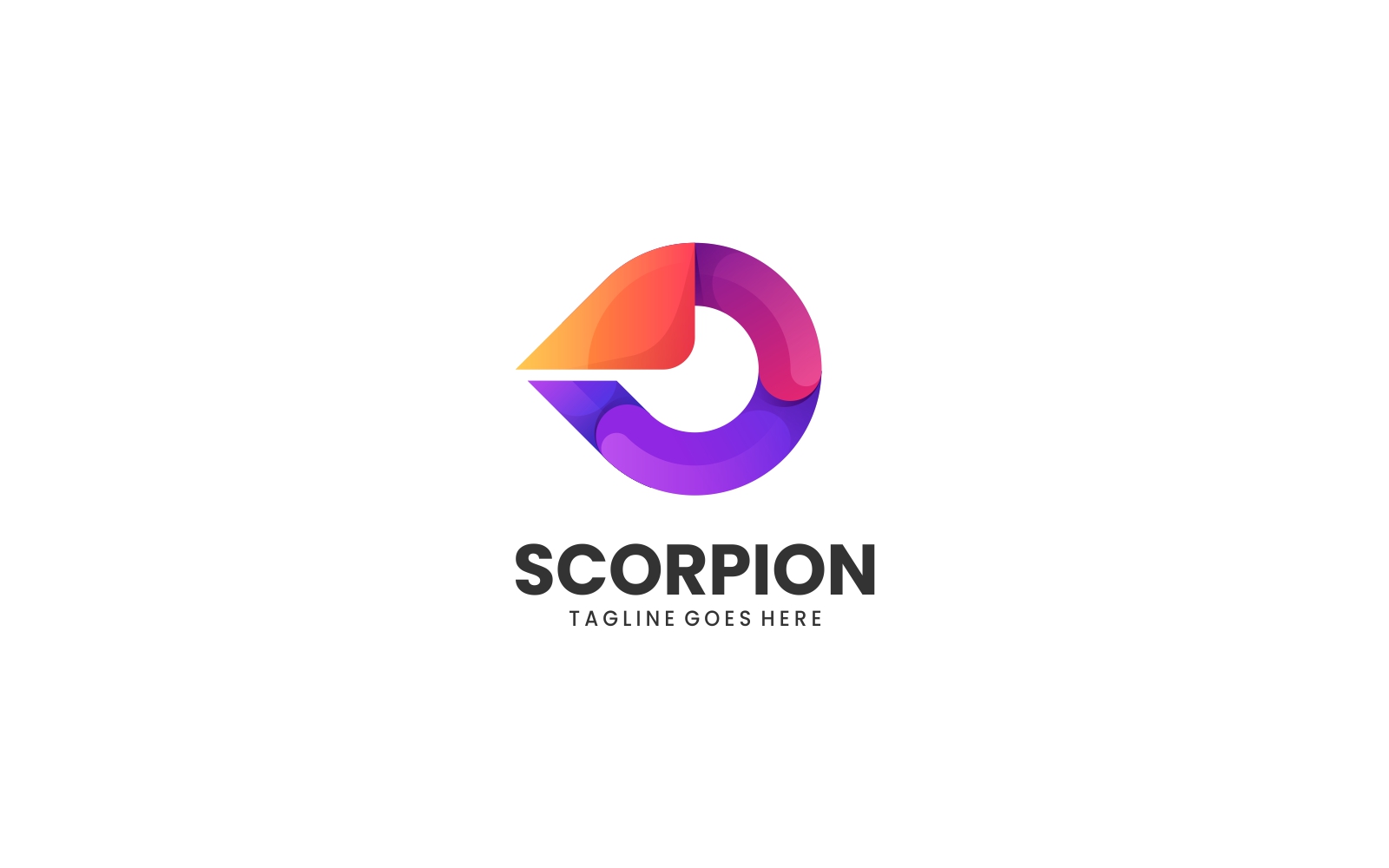 Scorpion Gradient Logo Design