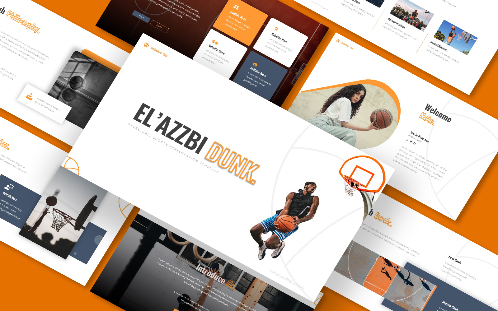 El Azzbi Basketball Keynote Template