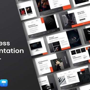 Business Company Keynote Templates 267486