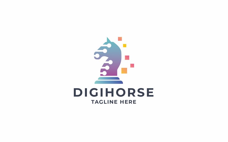 Professional Digital Horse Logo
