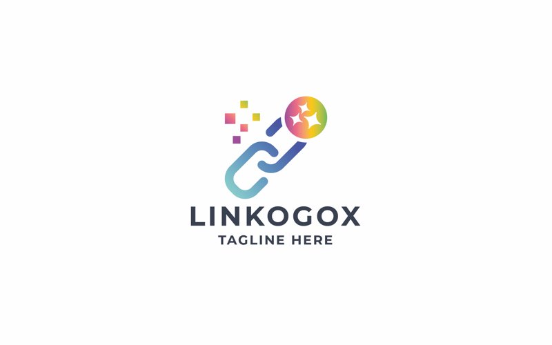 Professional Pixel Link Go Logo