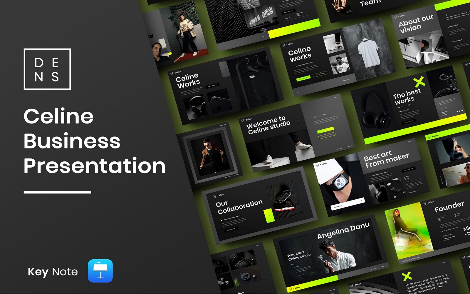 Celin – Business Keynote Template