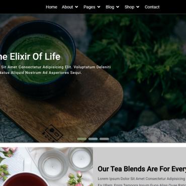 Cafe Coffee Responsive Website Templates 267828
