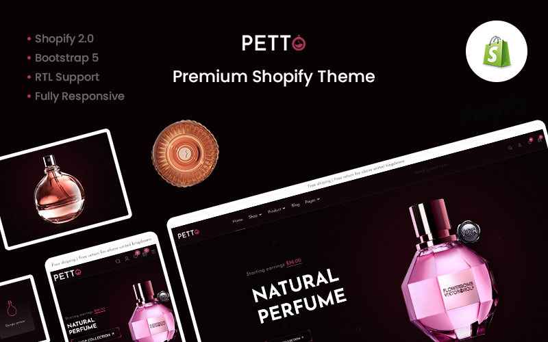 Petto - The Perfume & Cosmetics Premium Shopify Theme