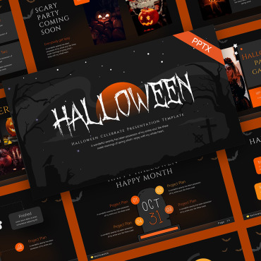 Banner Bat PowerPoint Templates 267927