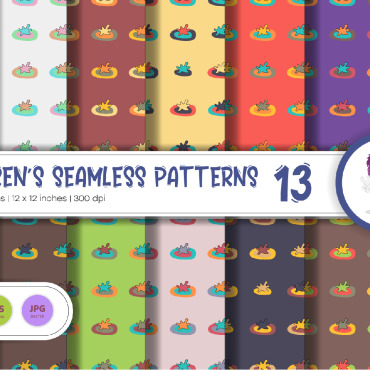 Seamless Patterns Vectors Templates 267952