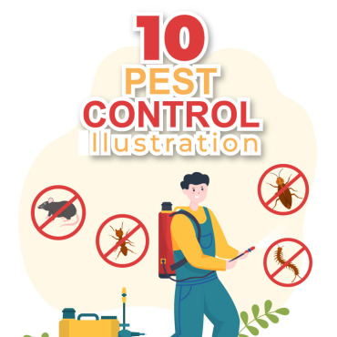 Control Pest Illustrations Templates 268012
