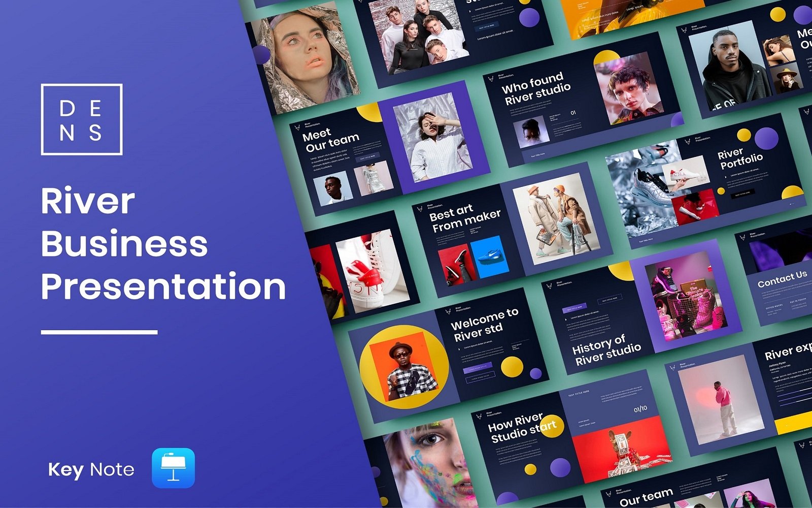 River – Business Keynote Template
