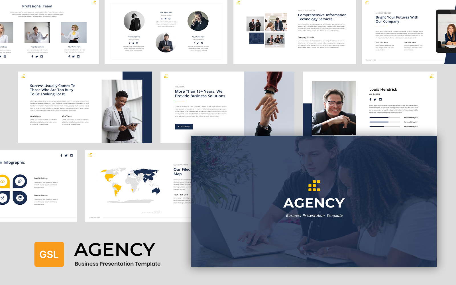 Agency - Business Multipurpose Google Slide Template