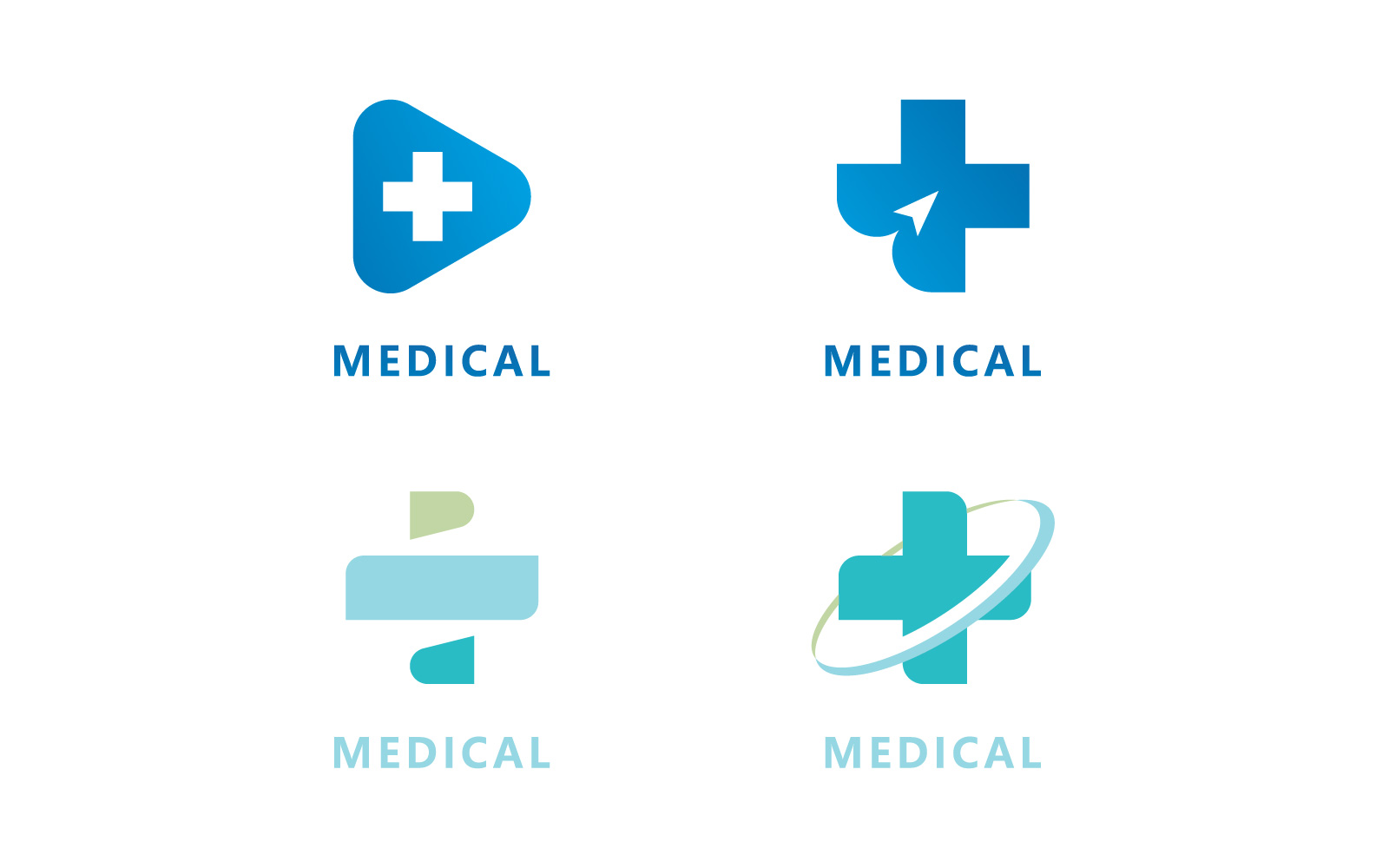 Medical Care Vector Logo Design Template V9