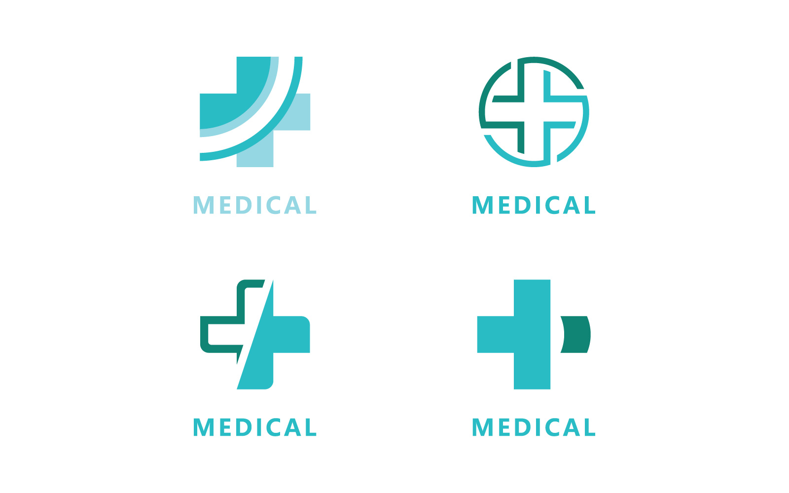 Medical Care Vector Logo Design Template V10