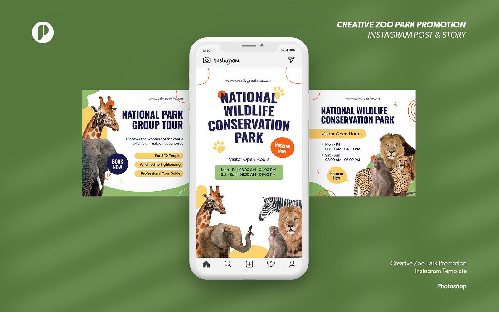 Lively Creative Zoo Park Promotion Instagram