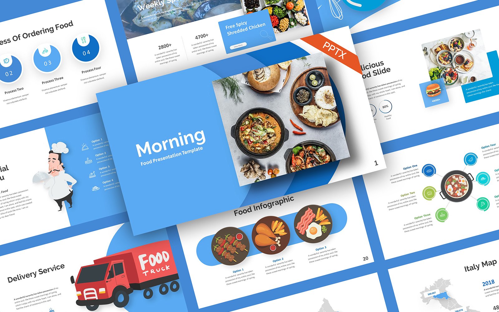 Morning Food PowerPoint Template