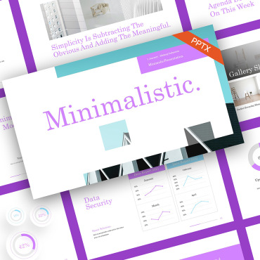 Art Blue PowerPoint Templates 268332