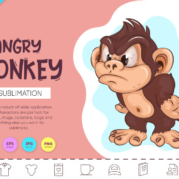 Angry Monkey Vectors Templates 268342