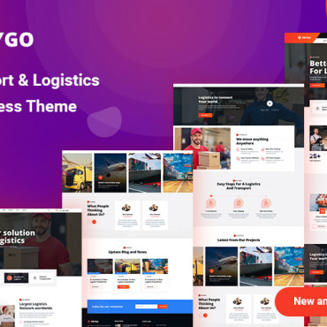 Cargo Transportation WordPress Themes 268373