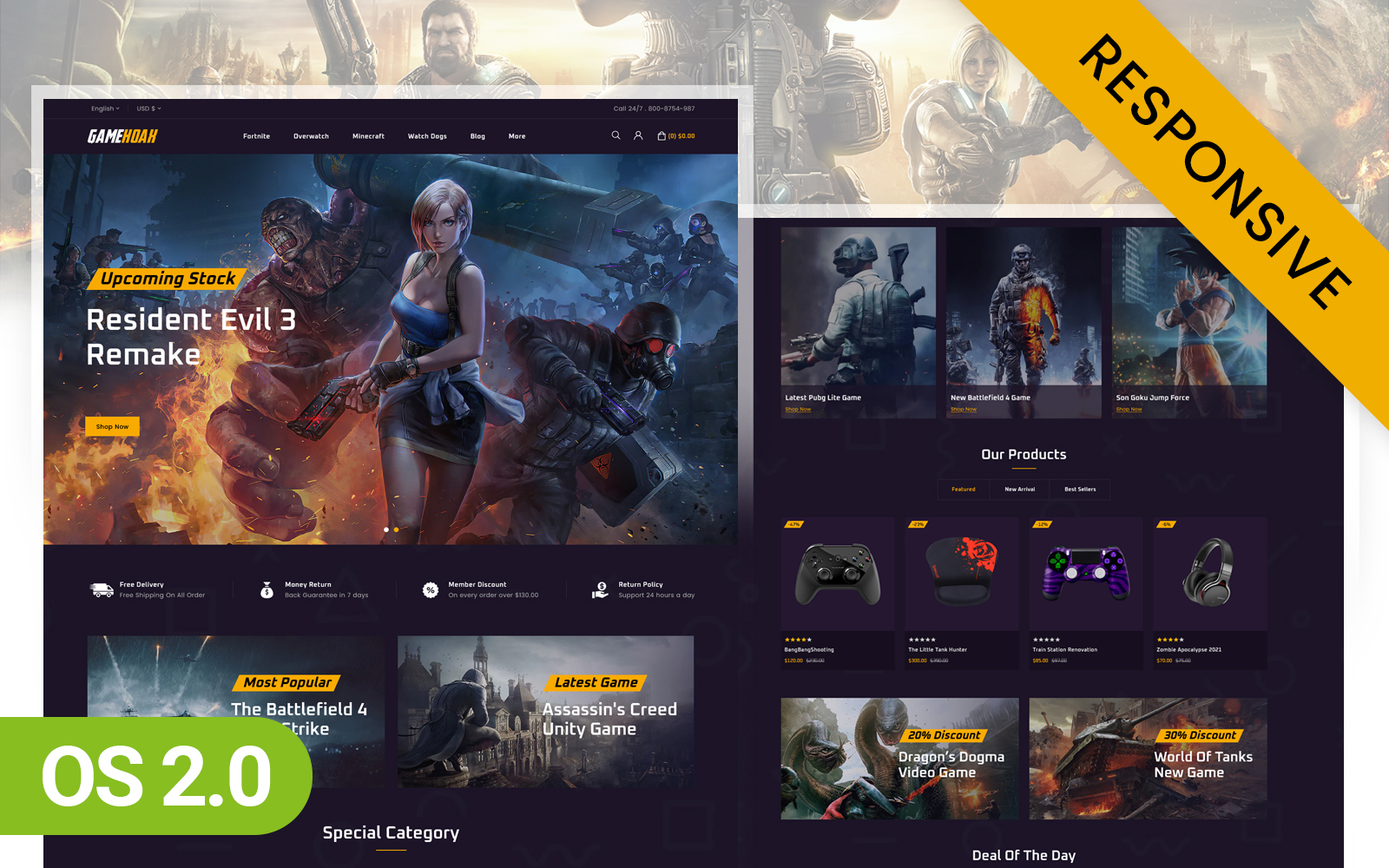 GameUniverse | Game Store Shopify Theme