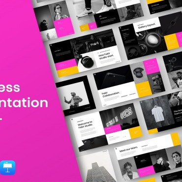 Business Company Keynote Templates 268432