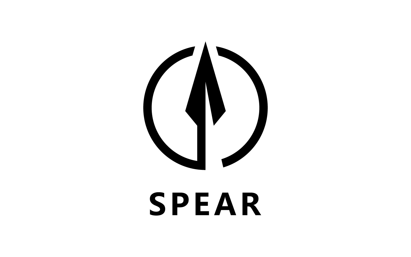 Spear Weapon Logo Vector Design V1