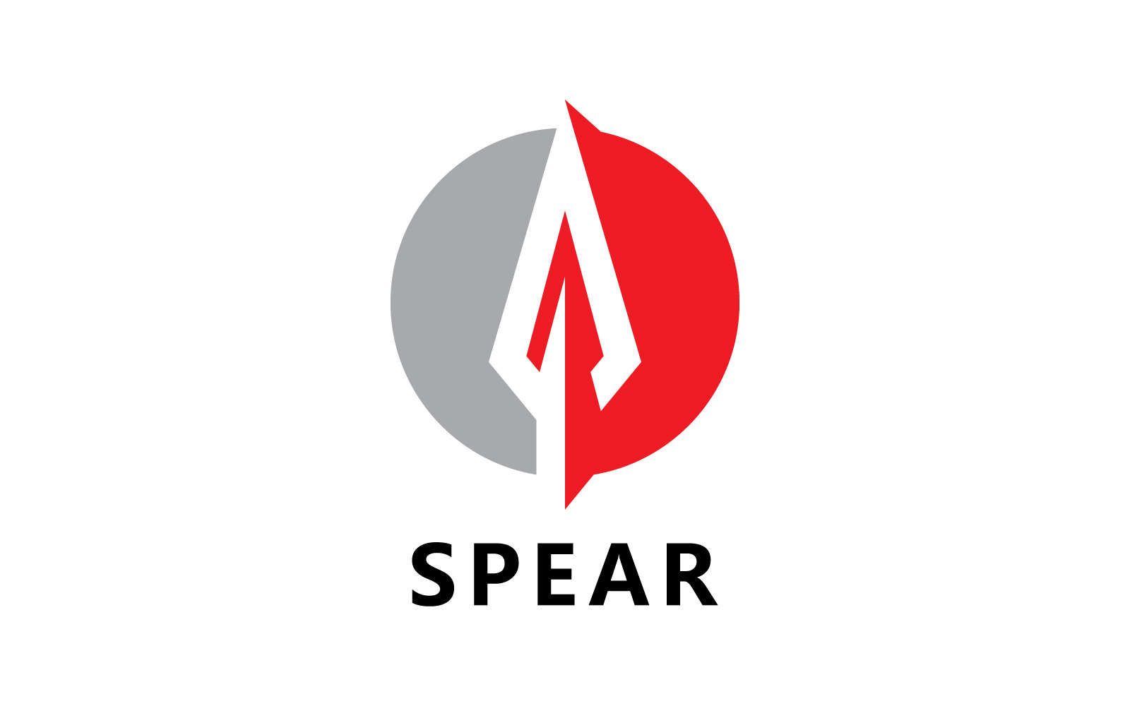 Spear Weapon Logo Vector Design V3