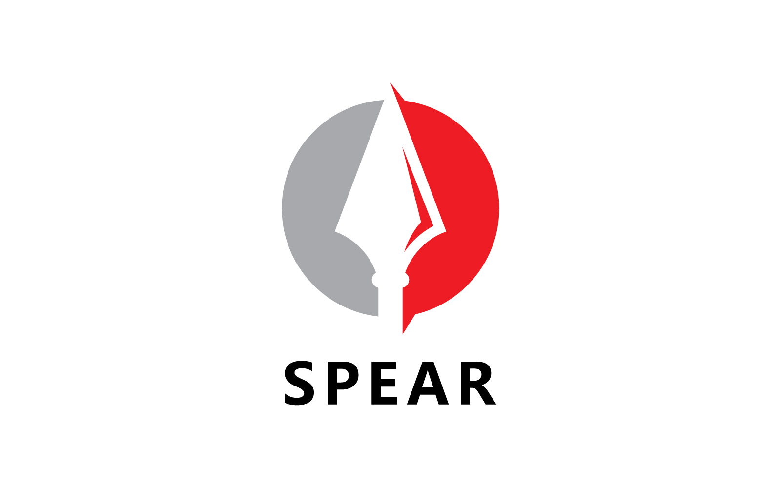 Spear Weapon Logo Vector Design V6