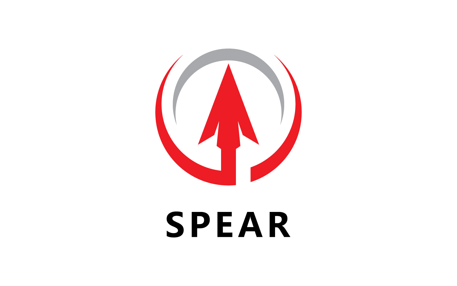 Spear Weapon Logo Vector Design V7