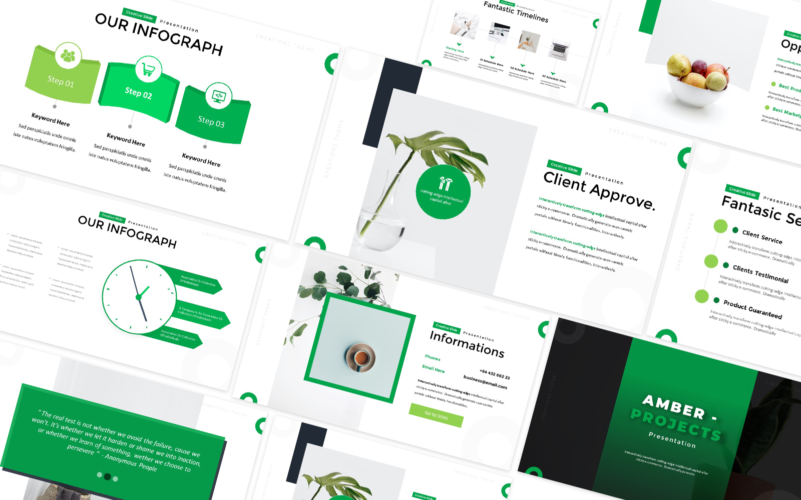 Amber Project Keynote Template