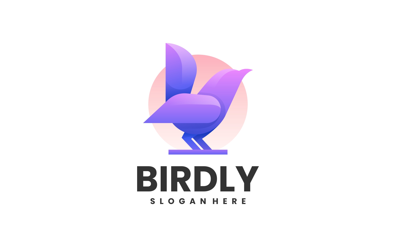 Bird Gradient Logo Style Vol.2