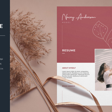 Template Photoshop Resume Templates 268686