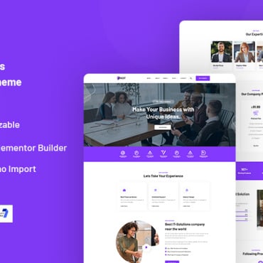 Business Clean WordPress Themes 268739