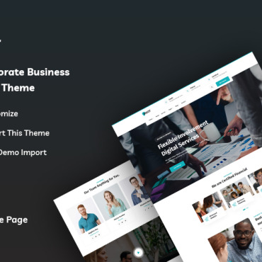 Business Clean WordPress Themes 268740