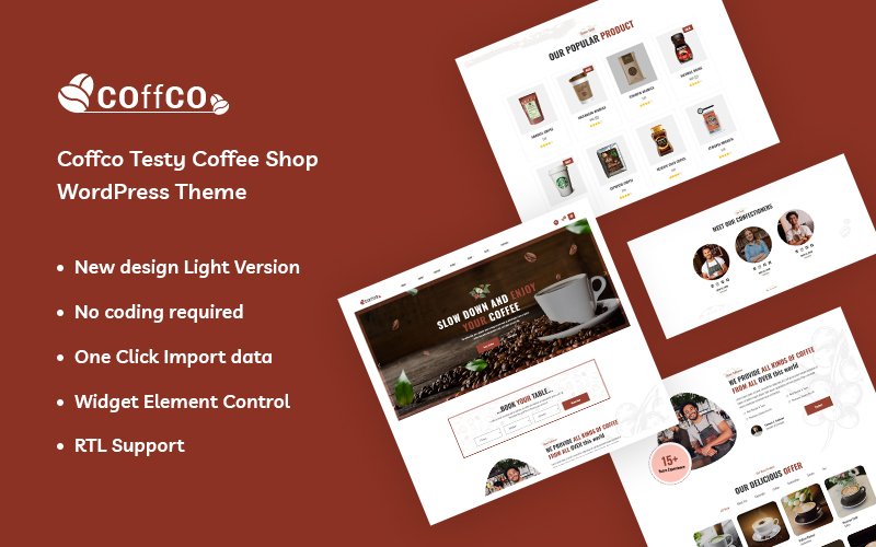 Coffco - Testy Coffee Shop WordPress Theme