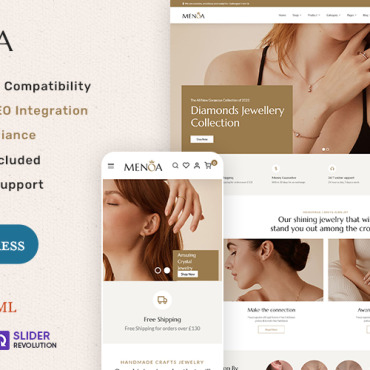 Jewelry Imitation WooCommerce Themes 268753