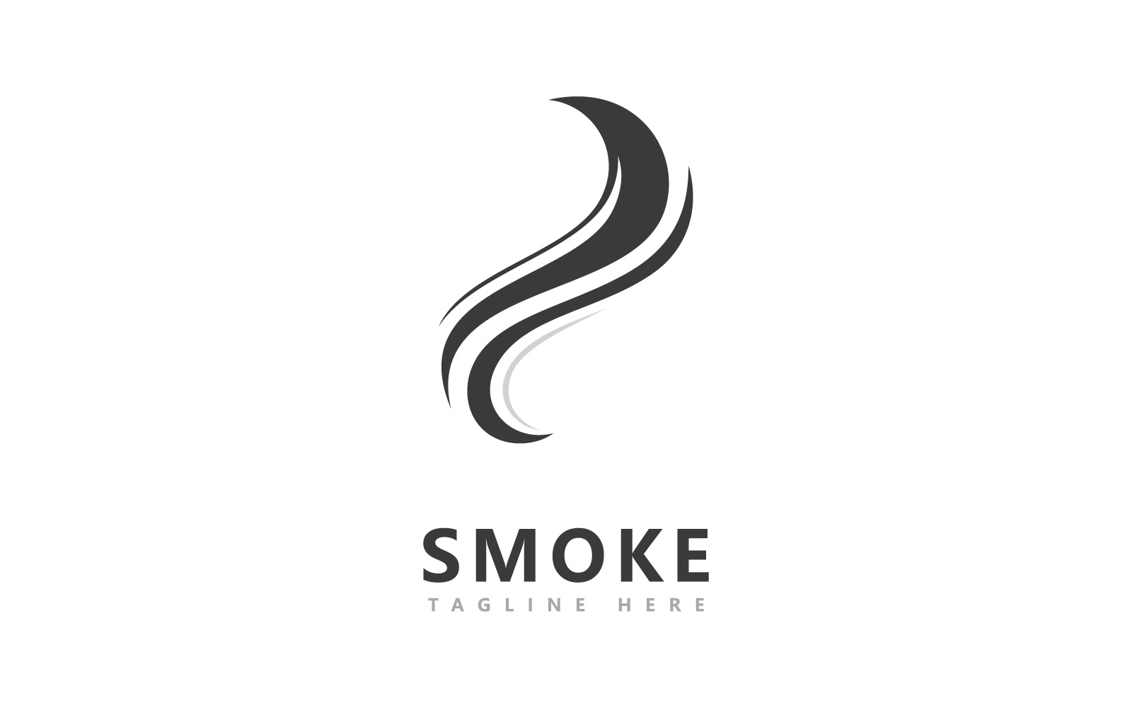 Smoke Vector Logo Design Template V3